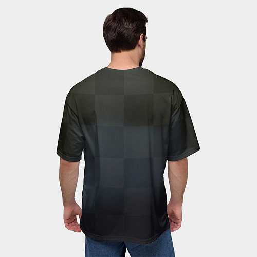 Мужская футболка оверсайз Спорткар Наскар / 3D-принт – фото 4