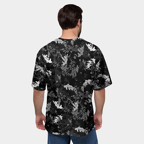 Мужская футболка оверсайз Блондинка с винтовкой / 3D-принт – фото 4