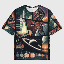 Футболка оверсайз мужская GTA space art, цвет: 3D-принт