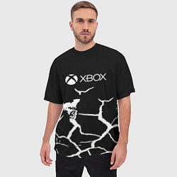 Футболка оверсайз мужская Xbox game текстура рельеф, цвет: 3D-принт — фото 2