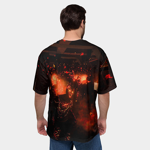 Мужская футболка оверсайз Last Hope P4 / 3D-принт – фото 4