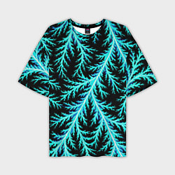 Мужская футболка оверсайз Разряды электричества Tie Dye