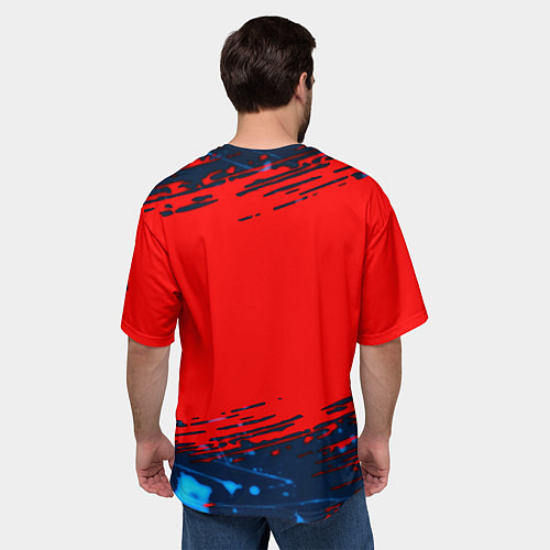 Мужская футболка оверсайз Shadow Warrior actions game / 3D-принт – фото 4