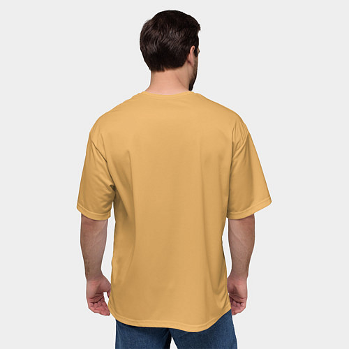 Мужская футболка оверсайз Let there be peace / 3D-принт – фото 4