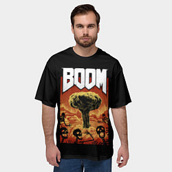 Футболка оверсайз мужская Boom - Doom, цвет: 3D-принт — фото 2