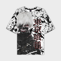 Футболка оверсайз мужская Kaneki Ken - Токийский Гуль, цвет: 3D-принт