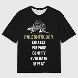 Футболка оверсайз мужская Paleontology dimetrodon, цвет: 3D-принт