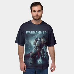 Футболка оверсайз мужская Warhammer - game, цвет: 3D-принт — фото 2