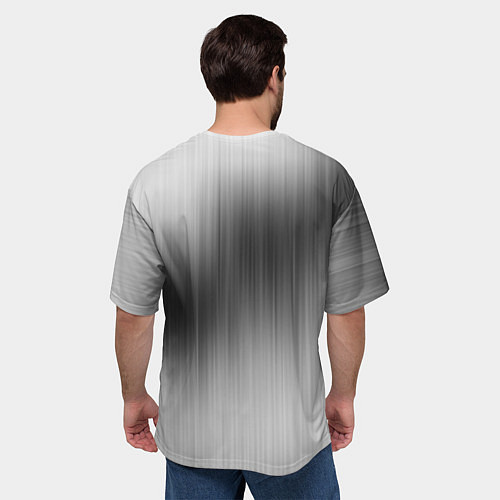 Мужская футболка оверсайз Mercedes-benz AVTR / 3D-принт – фото 4