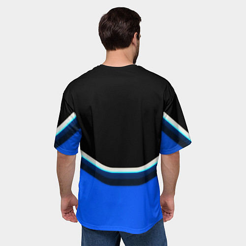 Мужская футболка оверсайз Mazda sport brend car / 3D-принт – фото 4