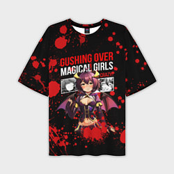 Футболка оверсайз мужская Gushing over magical girls, цвет: 3D-принт