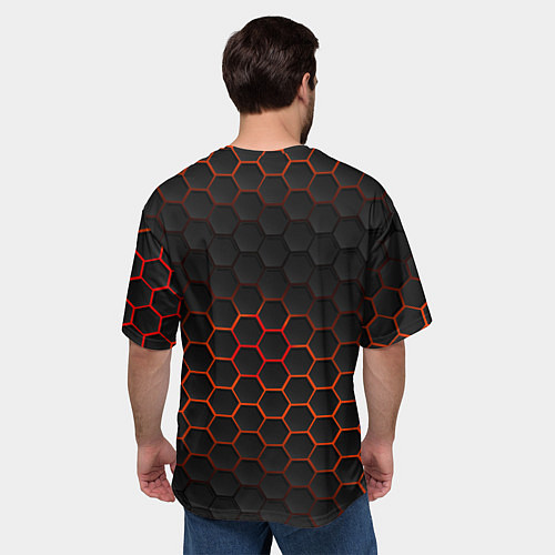 Мужская футболка оверсайз Аска из Евангелиона / 3D-принт – фото 4