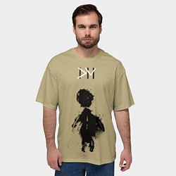 Футболка оверсайз мужская Depeche Mode playing the angel rock, цвет: 3D-принт — фото 2