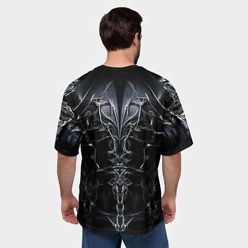 Мужская футболка оверсайз Косуха / 3D-принт – фото 4