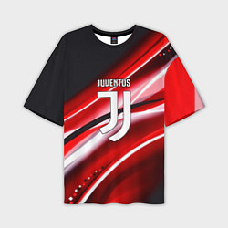 Футболка оверсайз мужская Juventus geometry sport line, цвет: 3D-принт