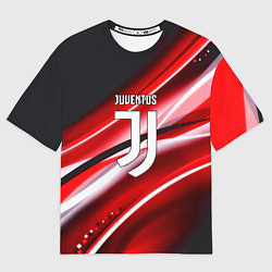 Футболка оверсайз мужская Juventus geometry sport line, цвет: 3D-принт