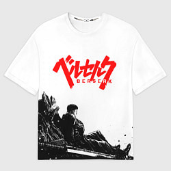 Футболка оверсайз мужская Аниме Берсерк - Гатс лежит, цвет: 3D-принт