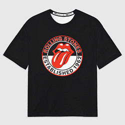 Футболка оверсайз мужская Rolling Stones Established 1962 group, цвет: 3D-принт