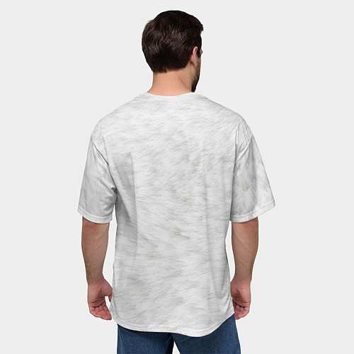 Мужская футболка оверсайз Овечья шкура / 3D-принт – фото 4