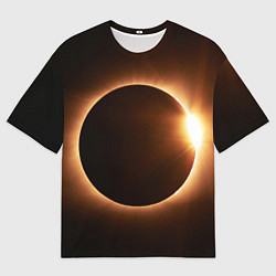 Футболка оверсайз мужская Полнолуние, цвет: 3D-принт