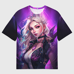 Мужская футболка оверсайз League of Legends Kaisa Kda style