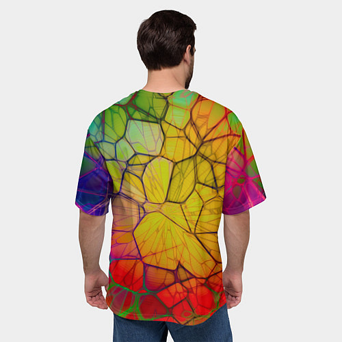 Мужская футболка оверсайз Pikachu pokeballs / 3D-принт – фото 4