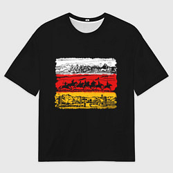 Футболка оверсайз мужская Традиционная Осетия, цвет: 3D-принт