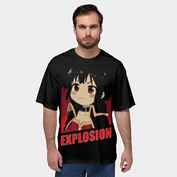 Футболка оверсайз мужская Megumin Explosion, цвет: 3D-принт — фото 2