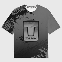 Футболка оверсайз мужская Tank, цвет: 3D-принт