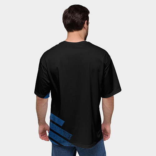 Мужская футболка оверсайз Changan / 3D-принт – фото 4