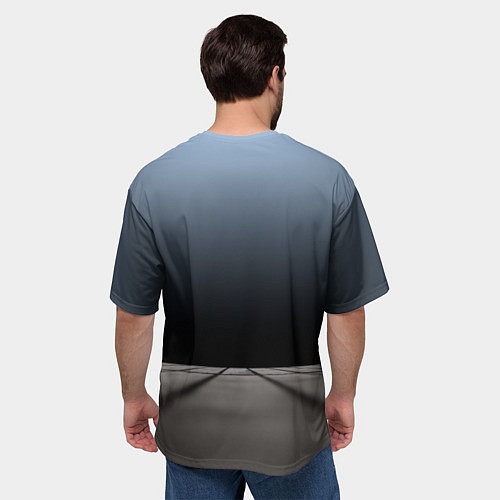 Мужская футболка оверсайз Американский масл-кар Pontiac / 3D-принт – фото 4