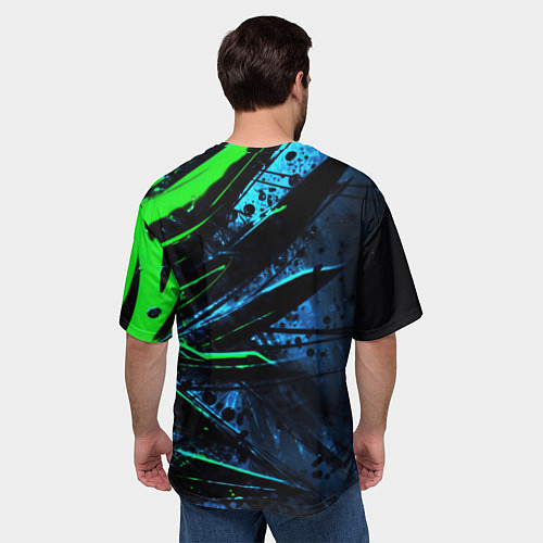 Мужская футболка оверсайз Stellar Blade Ева / 3D-принт – фото 4