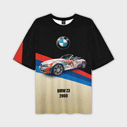 Мужская футболка оверсайз Немецкий родстер BMW Z3