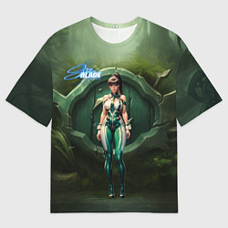 Футболка оверсайз мужская Stellar Blade Eve girl, цвет: 3D-принт