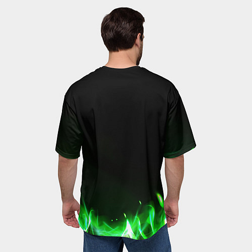 Мужская футболка оверсайз Stellar Blade пышные формы Евы / 3D-принт – фото 4