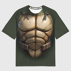 Футболка оверсайз мужская Костюм черепашки мутанта, цвет: 3D-принт