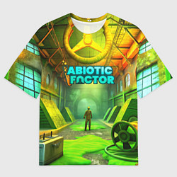 Мужская футболка оверсайз Abiotic Factor атомный завод