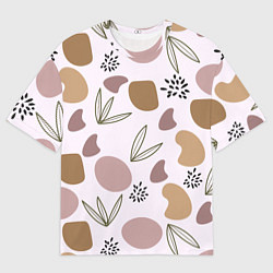 Мужская футболка оверсайз Пятна и семена