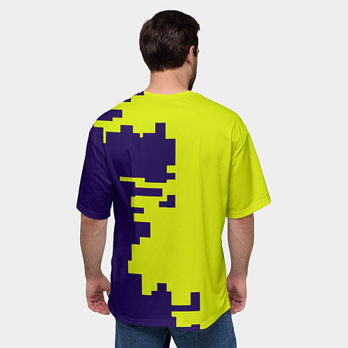 Мужская футболка оверсайз Barcelona fc sport club / 3D-принт – фото 4