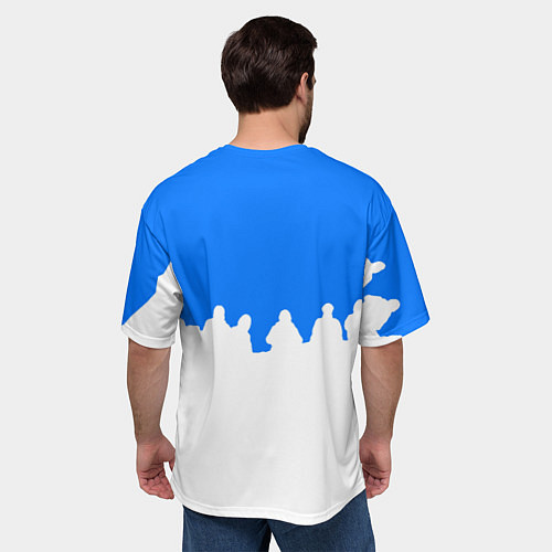 Мужская футболка оверсайз Papa Roach rock bend / 3D-принт – фото 4