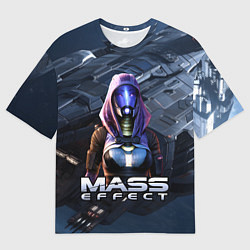 Футболка оверсайз мужская Mass Effect ТалиЗора, цвет: 3D-принт