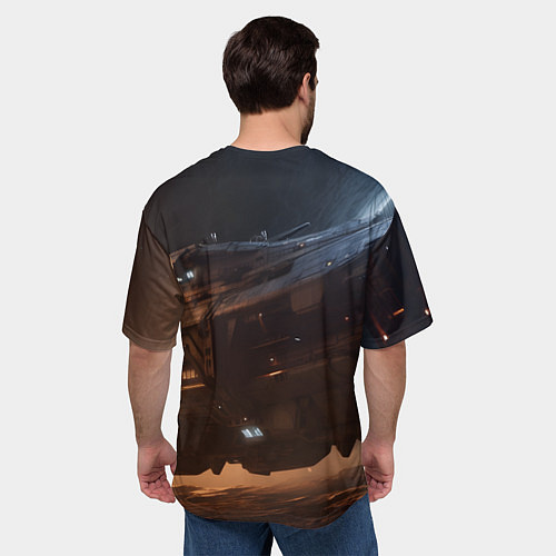 Мужская футболка оверсайз Mass Effect ТалиЗора аватар / 3D-принт – фото 4