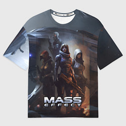 Футболка оверсайз мужская Mass Effect space game, цвет: 3D-принт