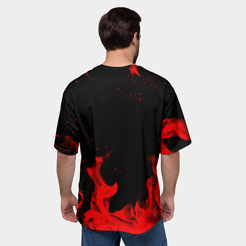 Мужская футболка оверсайз Герб России возрождение империи / 3D-принт – фото 4