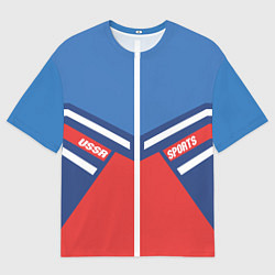 Мужская футболка оверсайз СССР спорт