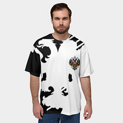 Футболка оверсайз мужская Имперская Россия спортивный стиль, цвет: 3D-принт — фото 2