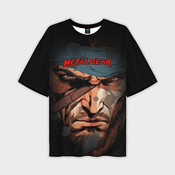 Мужская футболка оверсайз Metal gear Venom Snake