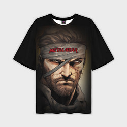 Мужская футболка оверсайз Metal gear Venom Snake