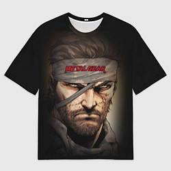Мужская футболка оверсайз Metal gear Venom Snake