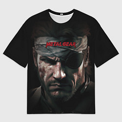 Мужская футболка оверсайз Metal gear Venom Snake